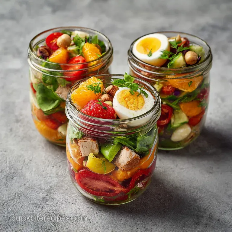 Healthy Mason Jar Salads for Work: Structural Blueprint