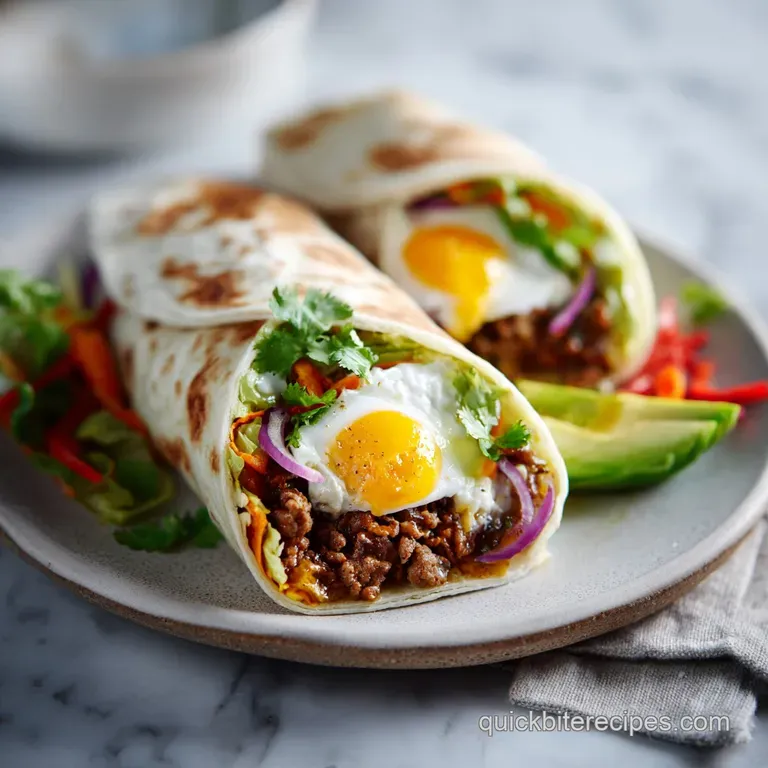 High Protein Breakfast Burritos: Meal Prep Made Simple
