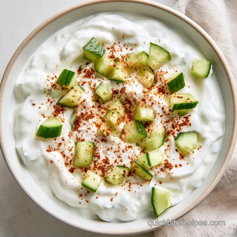 Cooling Indian Yogurt Cucumber Raita