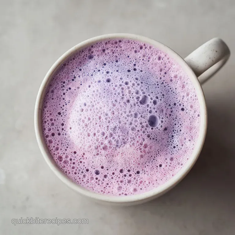 Lavender Cream Cold Foam: Naturally Colored