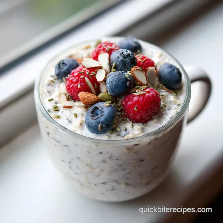 A polished glass bowl showcasing fluffy oats, studded with plump blueberries and a drizzle of honey.