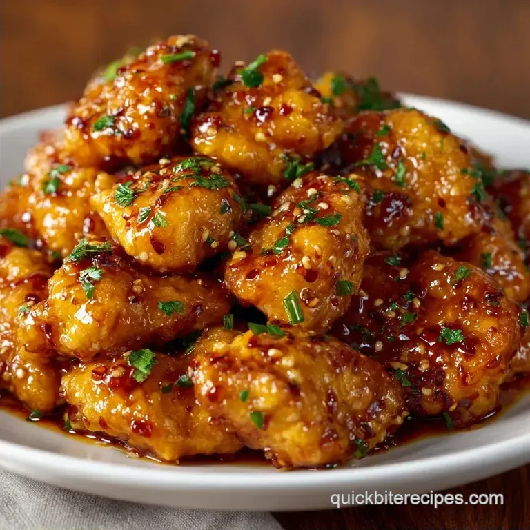 Honey Garlic Air Fryer Chicken Bites: Quick Dinner