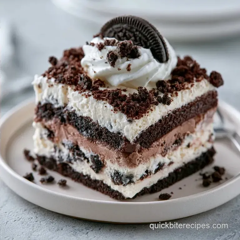 Quick Ice Cream Cake Recipe with Chocolate Chips