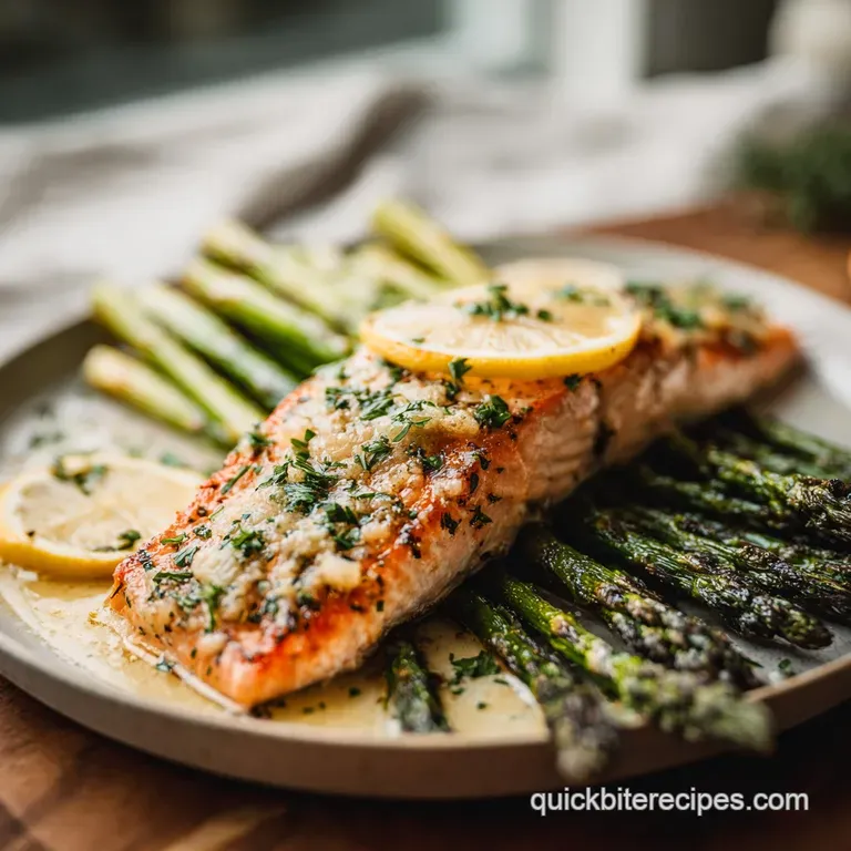 Salmon Sheet Pan Dinner with Asparagus