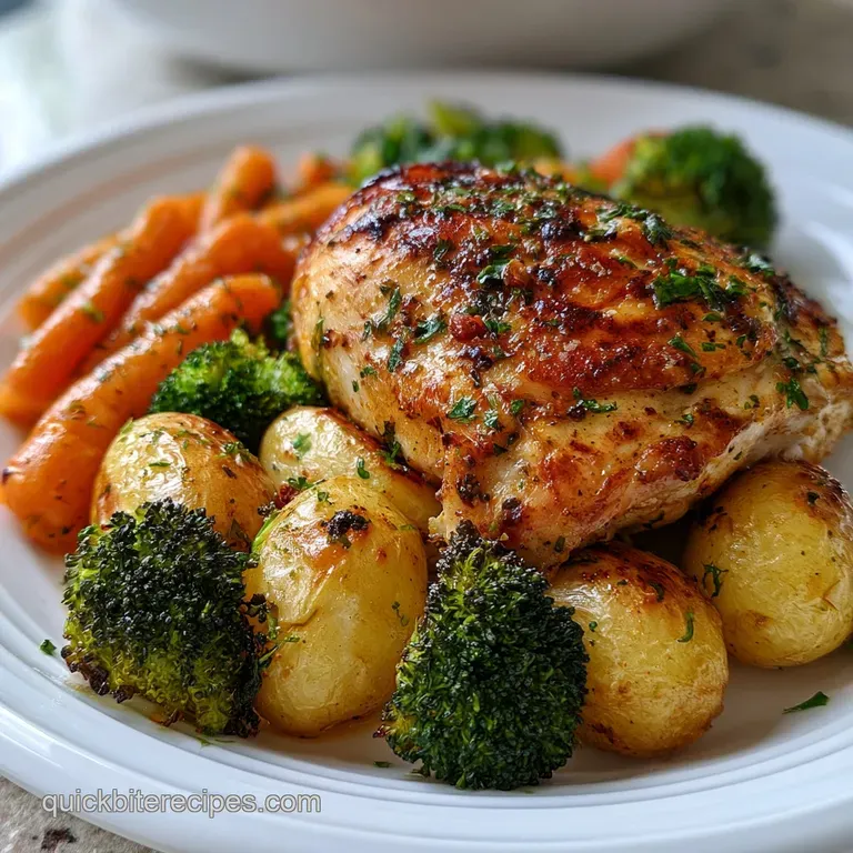 Sheet Pan Chicken Thighs and Veggies: Crispy Roasted