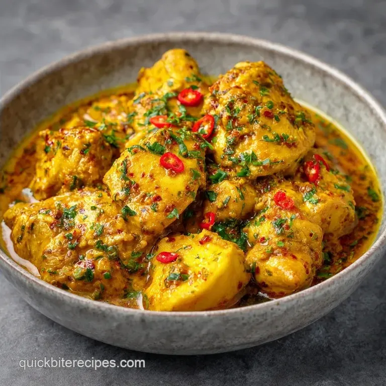 Simple Chicken Thigh Curry: Rich and Creamy