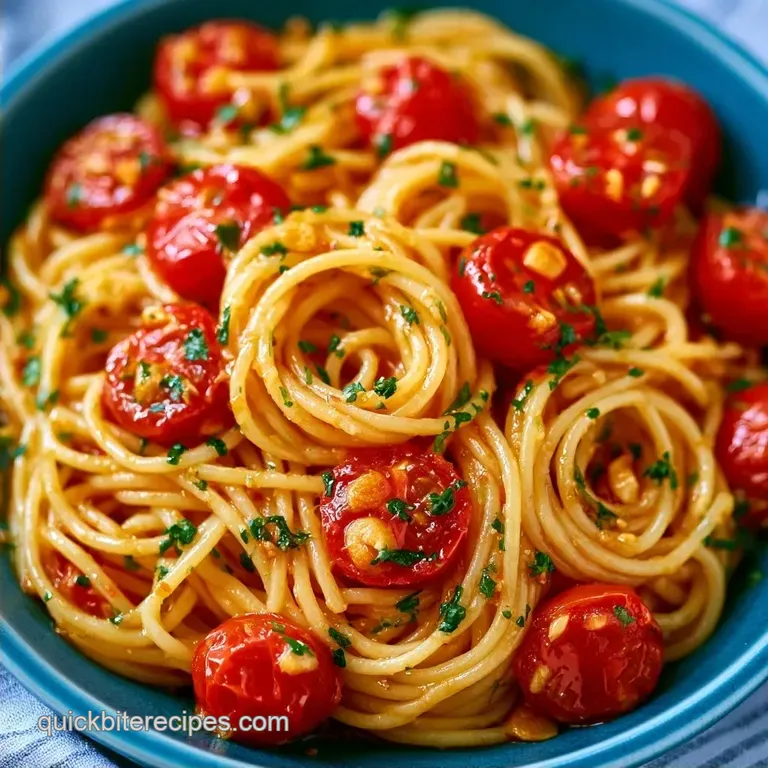 Simple Italian Cherry Tomato Pasta in 20 Minutes