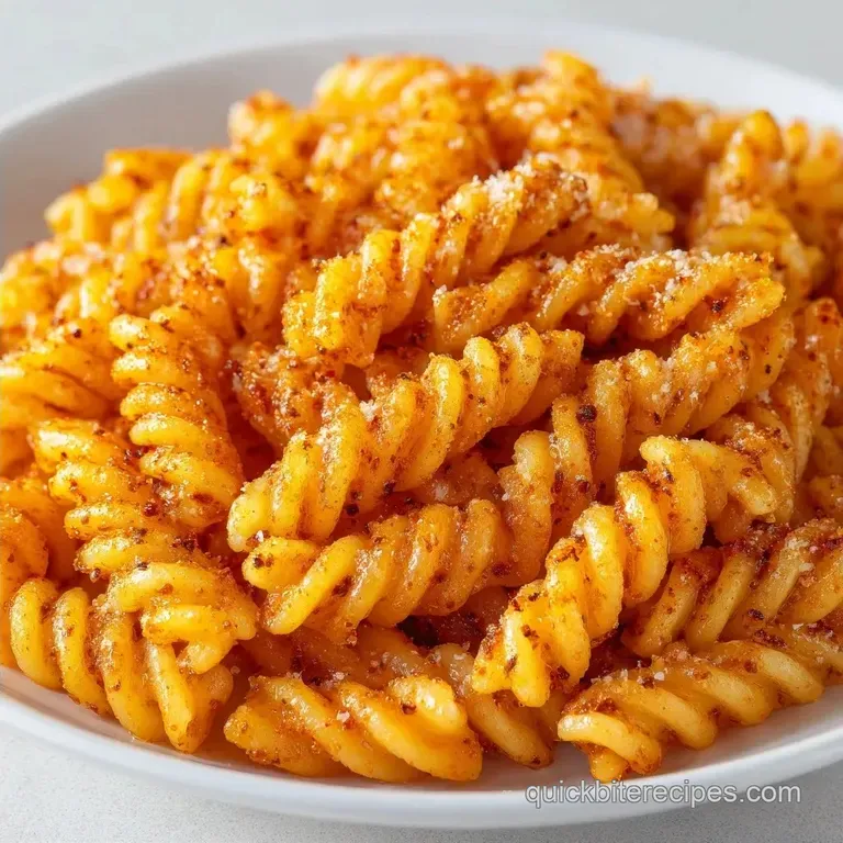 Simple Oven Pasta Chips: Salty and Crunchy