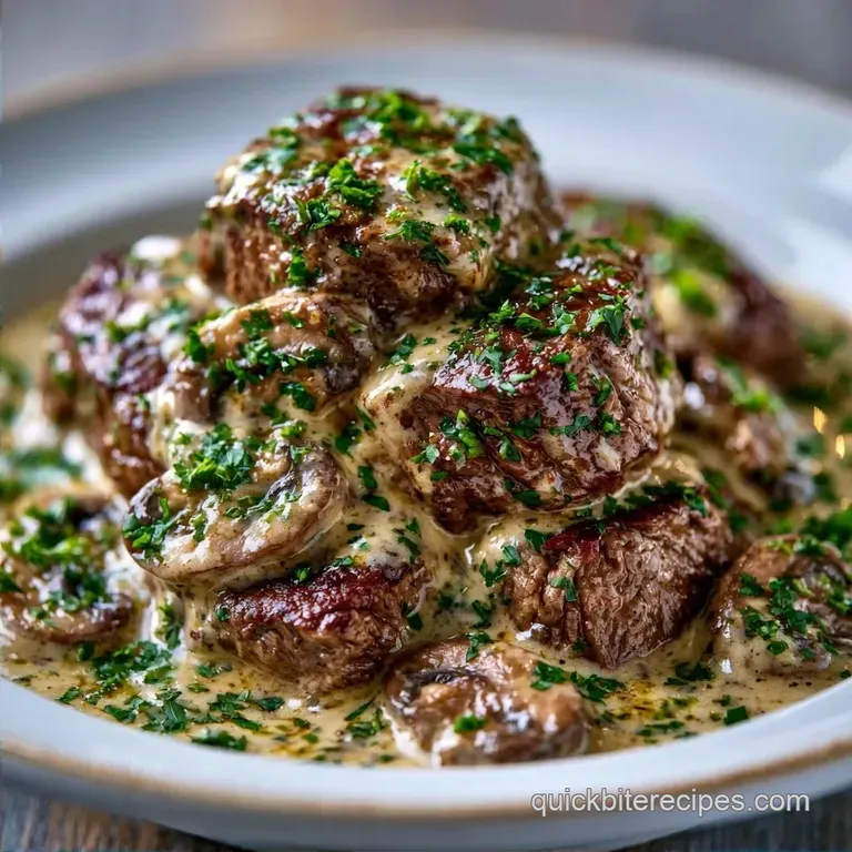 Slow Cooker Beef Stroganoff with Mushrooms