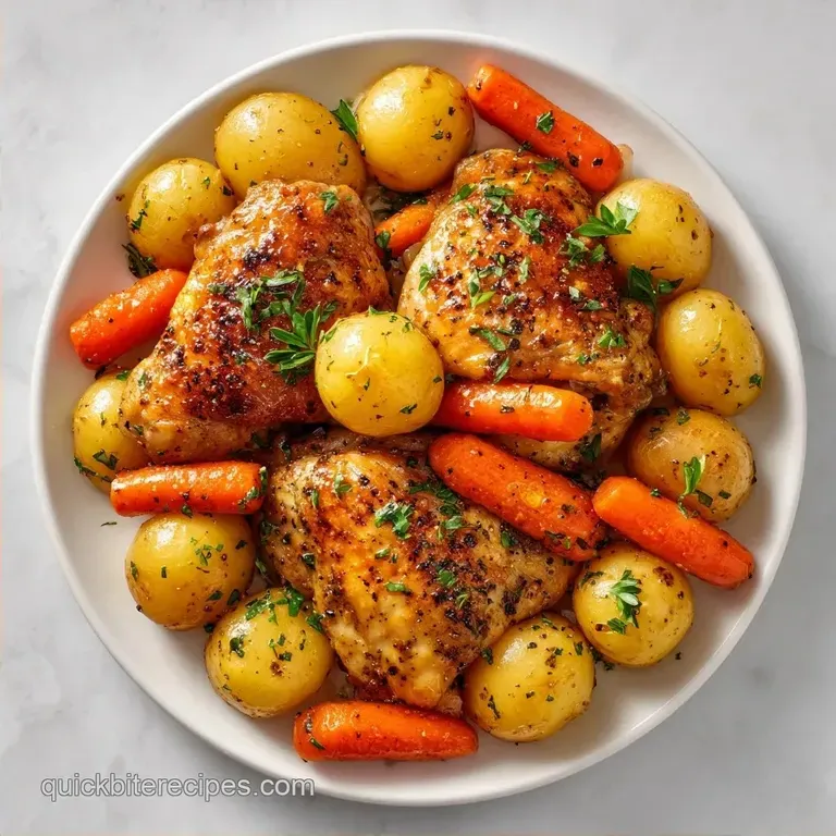 Slow Cooker Thigh Dinner: One-Pot Meal