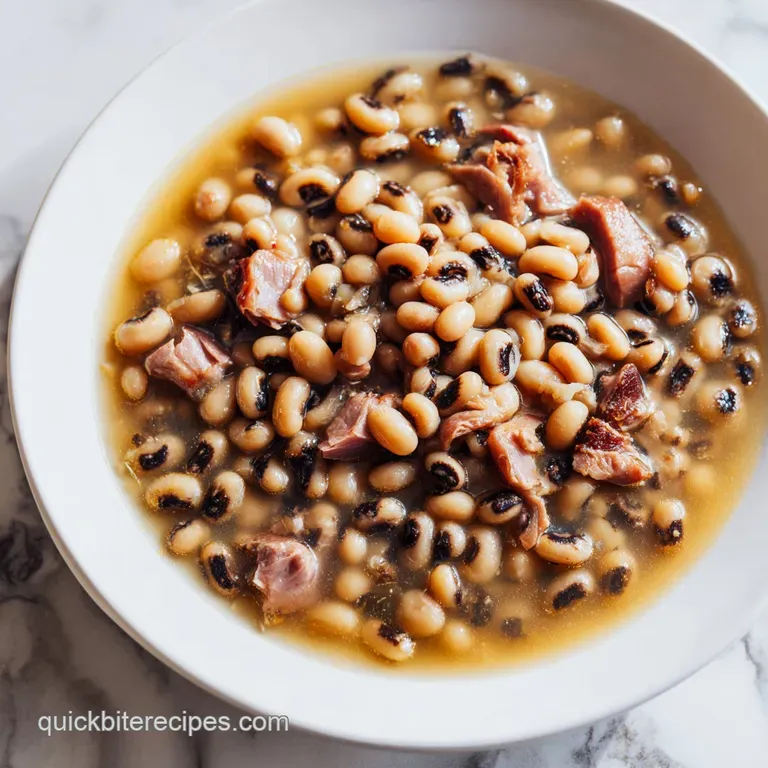 Southern Black Eyed Peas: Smoky and Savory