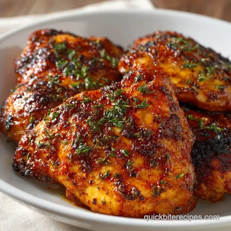 Tender Slow Cooker Thighs: High Protein
