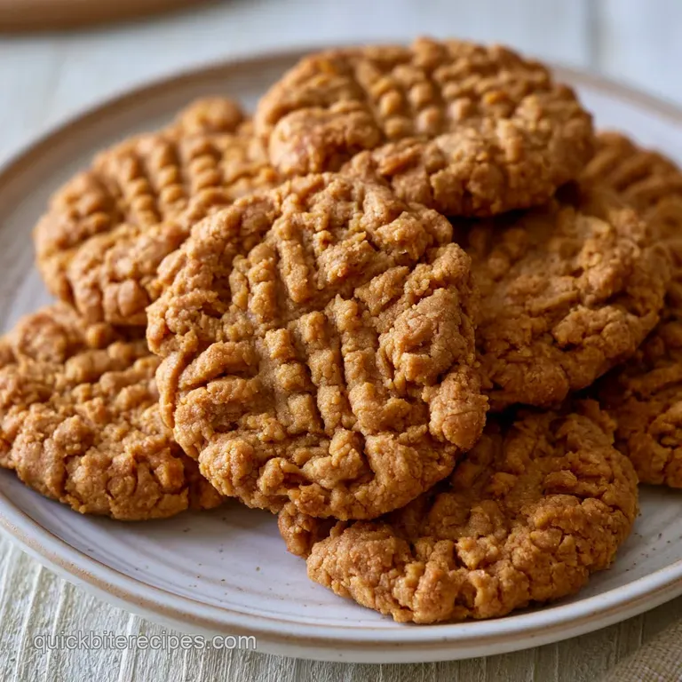 Neatly stacked golden-brown cookies on a white ceramic plate paired with a glass of cold milk and linen.