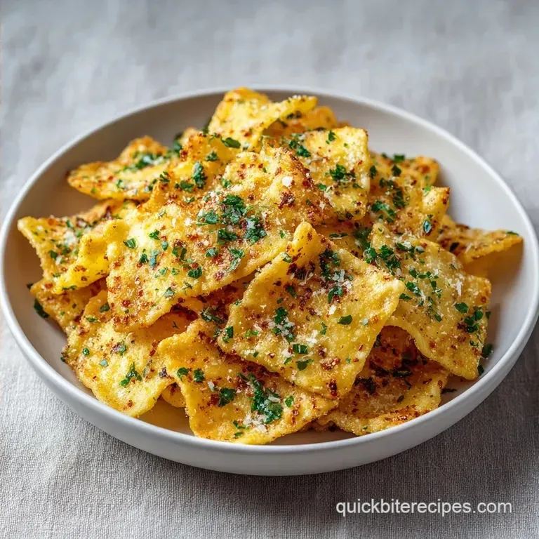 Viral Air Fryer Pasta Chips: Savory and Crisp