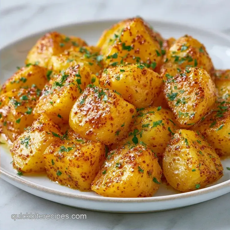 Warm Mustard Potato Salad with Honey