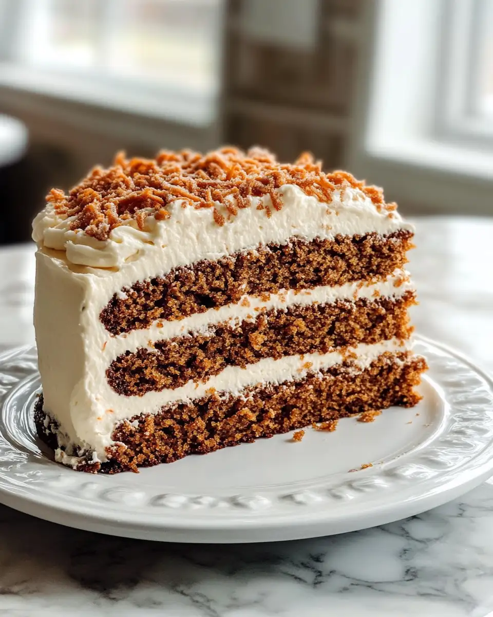 Irresistibly Moist and Flavorful Amish Carrot Cake Recipe You'll Crave 6 Final dish - Irresistibly Moist and Flavorful Amish Carrot Cake Recipe You'll Crave