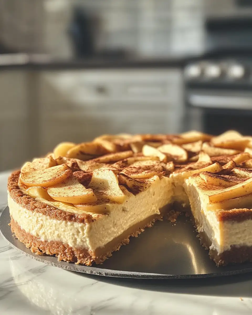 Savor the Season: Irresistible Apple Cider Cheesecake Delights 6 Final dish - Savor the Season: Irresistible Apple Cider Cheesecake Delights