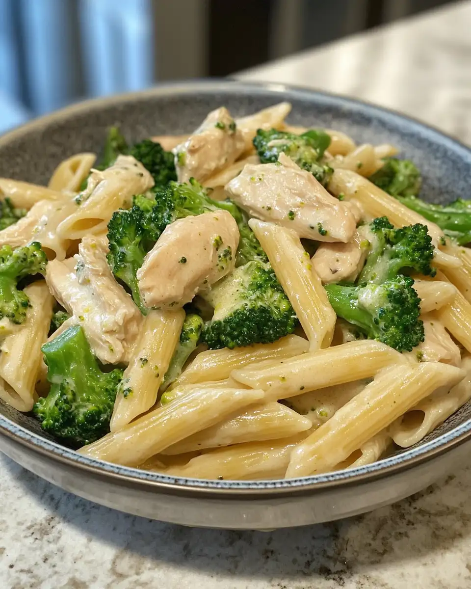 Indulge in Comfort: Creamy Broccoli and Chicken Penne Delight 6 Final dish - Indulge in Comfort: Creamy Broccoli and Chicken Penne Delight