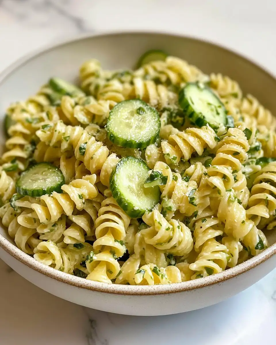 Cool and Crunchy: The Ultimate Cucumber Pasta Salad Recipe