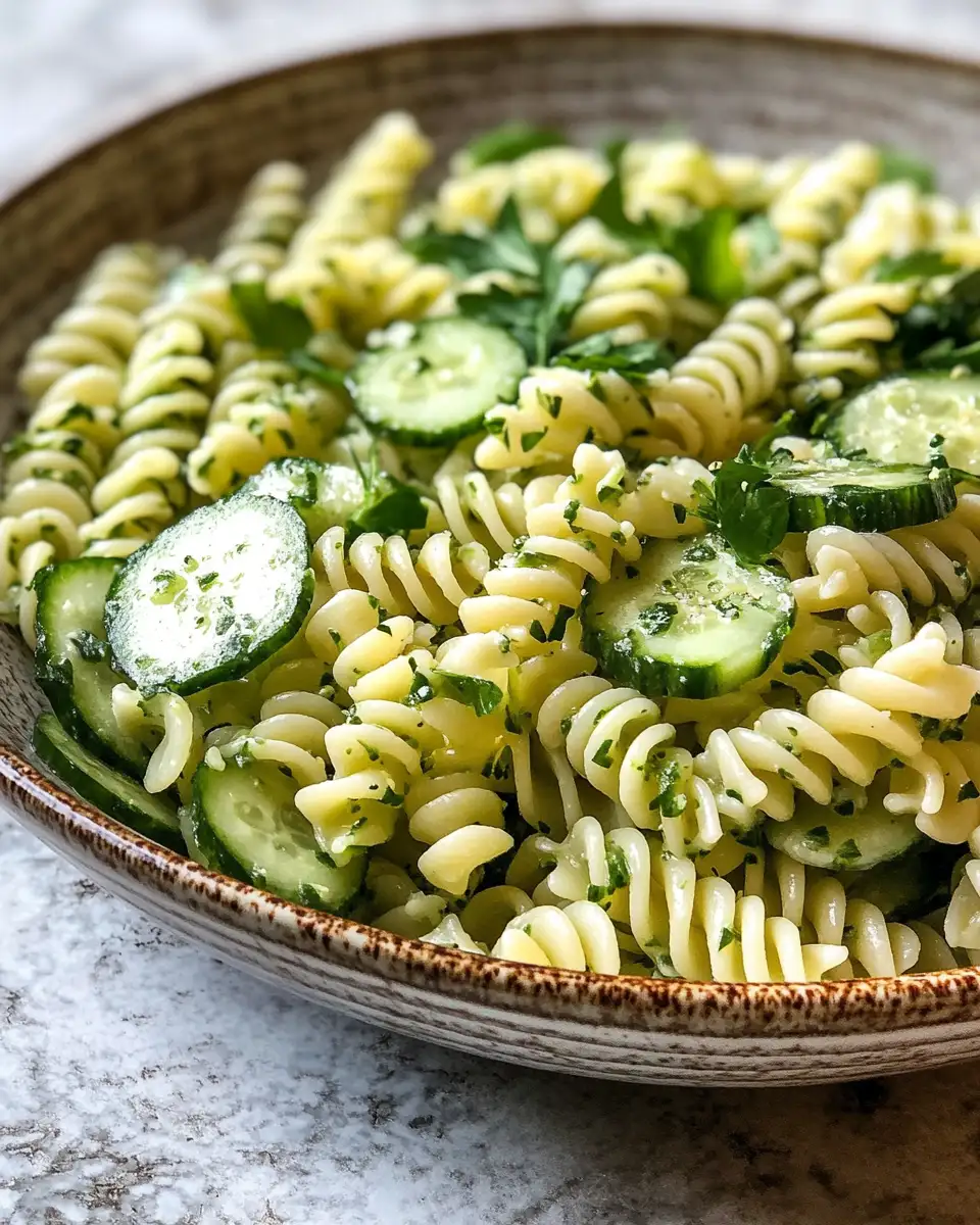 Cool and Crunchy: The Ultimate Cucumber Pasta Salad Recipe 6 Final dish - Cool and Crunchy: The Ultimate Cucumber Pasta Salad Recipe