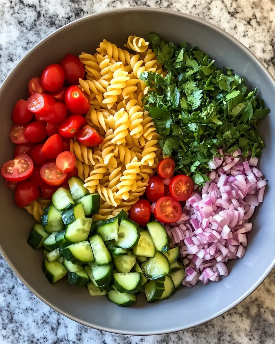 Cool and Crunchy: The Ultimate Cucumber Pasta Salad Recipe 4 Ingredients for Cool and Crunchy: The Ultimate Cucumber Pasta Salad Recipe